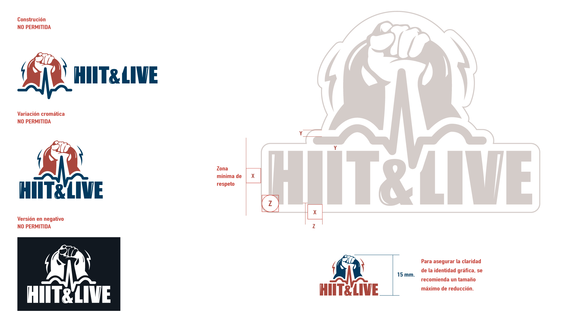Hiit&Live. Identidad corporativa